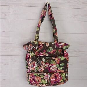 Vera Bradley Crossroads Floral Tote Bag Shoulder Purse